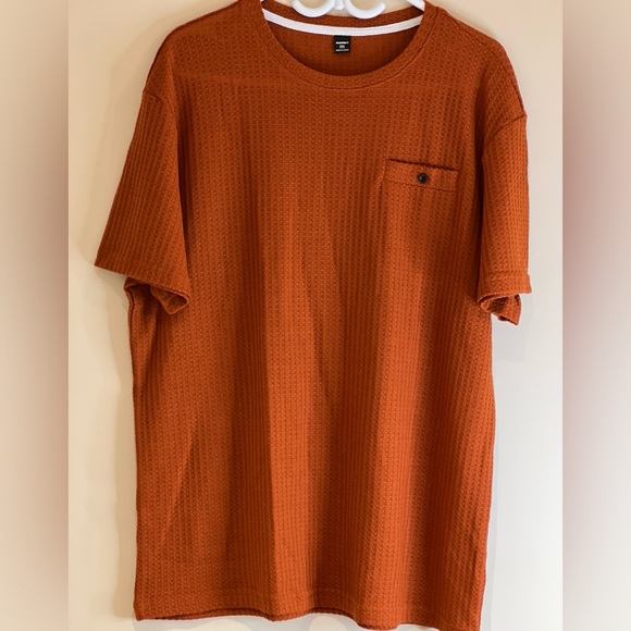 Manfinity Homme Men letter patched waffle knit tee - Picture 4 of 4